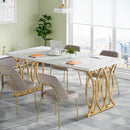 Axyaa Executive Desk: 63" Modern Business Furniture & Conference Table