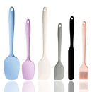 Axyaa Silicone Spatula Set - Non Stick Heat Resistant Turner for Cooking and Baking