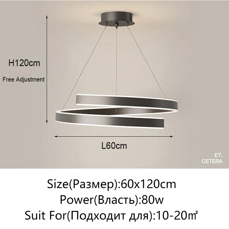Axyaa Simple Black/White Chandelier for Living, Dining, & Kitchen Lighting
