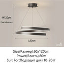 Axyaa TONDI Black/White Chandelier: Living Room Dining Kitchen Lighting Fixture