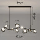 Axyaa LED Pendant Light: Modern Home Decor Chandeliers for Living Room and Dining Room