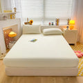 Axyaa Soft Cotton Mattress Cover for Single/Double/King/Queen Bed