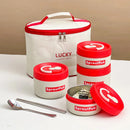 Axyaa Stainless Steel Insulated Lunch Container Stackable Thermal Bento Box