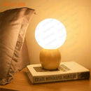 Axyaa Glass Table Lamp with LED Bulb and Button Switch