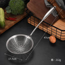Axyaa Stainless Steel Colander Skimmer Strainer Spoon - Kitchen Utensil