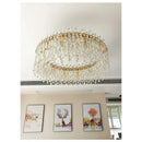 Axyaa Nordic Luxury Crystal Pendant Chandelier LED Kitchen Living Room Bedroom Light