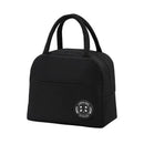 Axyaa Kids Solid Lunch Bag: Thermal Insulation, Portable, Large Capacity, Outdoor Picnic Bag