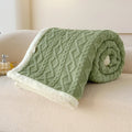 Axyaa Double Thickened Throw Blanket for Winter - Super Soft Cozy Sofa Bed Cover