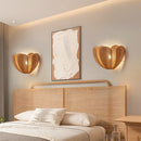 Axyaa Modern Rattan Wabi Sabi Wall Scones: Nordic Minimalist Bedside Lamp