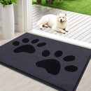 Axyaa Quick Dry Chenille Mud Mat - Absorbent Non-Slip Dog Door Mat
