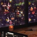 Axyaa Christmas Stained Glass Ball Ornament Dual-sided Decoration