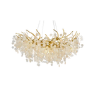 Axyaa Modern Luxury Crystal Chandelier LED Pendant Lights Glass Lighting