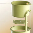 Axyaa Kitchen Sink Filter Strainer & Drain Basket Organizer