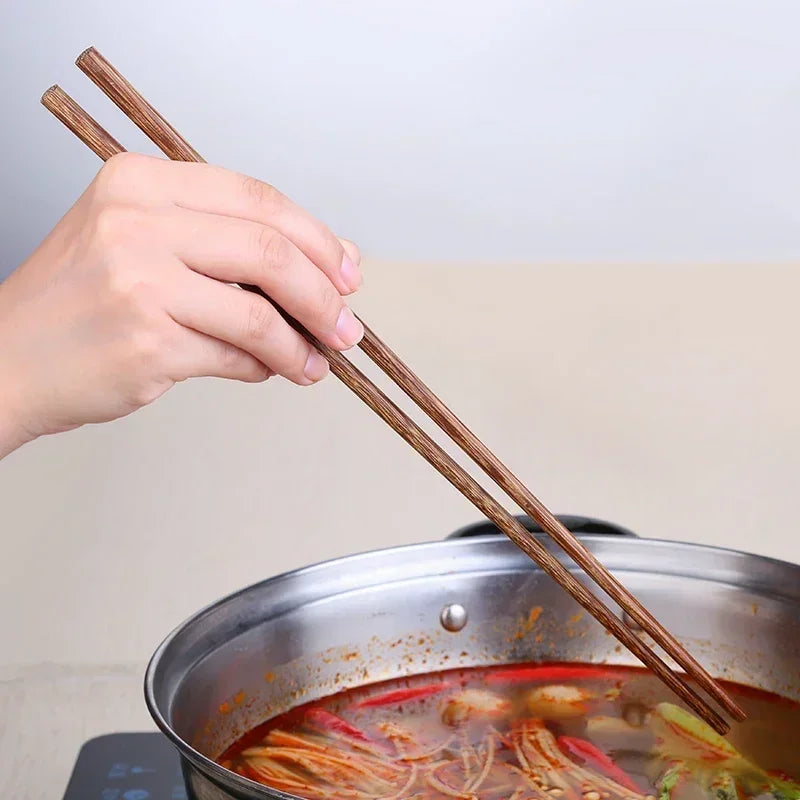 Axya Bamboo Chopsticks Set for Hot Pot & Stir Fry Noodles