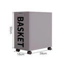 Axyaa Rolling Laundry Basket & Toy Storage Cart - Portable & Multifunctional