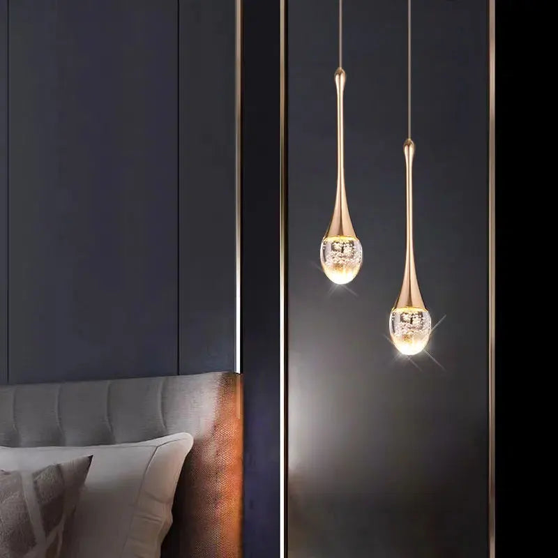 Axyaa Bubble Crystal Pendant Lights - Stylish Indoor Hanging Lamp