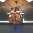 Axyaa Tassel Chandelier for Dining Room, Kitchen, Bedroom, Wedding, Entry Way