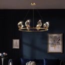Axyaa LED Chandeliers: Modern Pendant Lighting for Dining Room, Ceiling Hanging Lamps