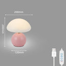 Axyaa Mushroom Night Light: 3 Colors, 10 Levels, Soft Bedroom Decor