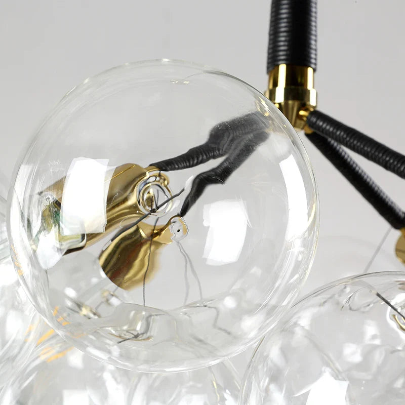 Modern Glass Hanging Ceiling Lamps for Minimalist Spaces by Axyaa