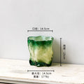 Axyaa Irregular Glass Vase for Waterborne Flower Arrangement