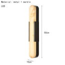 Axyaa Marble LED Wall Lamp for Home Bedroom Living Room Decor