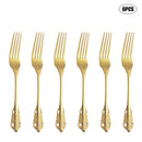 Axyaa Palace Series Stainless Steel Gold Tableware Set for Home, Hotel, Restaurant