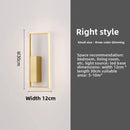 Axyaa Nordic Iron LED Wall Lamp for Home Bedroom Interior Lighting