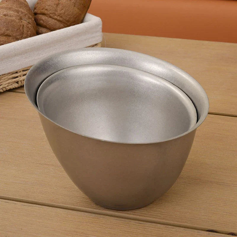 Axyaa Stainless Steel Lettuce Bowl, Multifunctional Salad Bowls, Large Cooking Basin