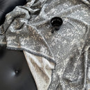 Axyaa High-End Wool Blend Sofa Blanket, Multi-Functional Aircraft Blanket
