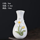 Axyaa Ceramic Mini Flower Pot Vase for Hydroponics & Aromatherapy Décor