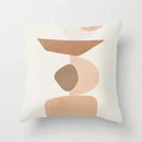 Pink Brown Geometric Pillows Case 45*45cm - Axyaa Decorative Cushions Cover