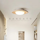 Axyaa Modern LED Yellow Cave Stone Ceiling Lights for Home Bedroom Decor