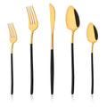 Axyaa Stainless Steel Cutlery Set - Fork Spoon Knife Dinnerware Flatware