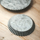 Axya Metal Lace Plate: Retro Bread Tray for Table & Home Decoration