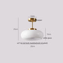 Axyaa Resin Walnut LED Ceiling Lamp: Modern Indoor Lighting for Home, Restaurant, Balcony
