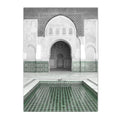 Ayatul Kursi Green Canvas Wall Art Print by Axyaa - Living Room Home Decor