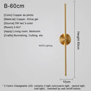Nordic Copper LED Mirror Wall Light for Home Decor, Axyaa Glass Fixture