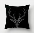 Axyaa Geometric Portrait Pillowcase - Stylish Home & Office Cushion Cover