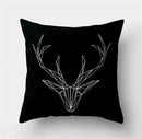Axyaa Geometric Portrait Pillowcase - Stylish Home & Office Cushion Cover