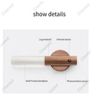 Axyaa Wooden Night Light with Human Body Sensor - Indoor Magnetic Wall Light