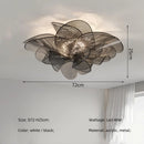 Axyaa Nordic Flower Petal Acrylic LED Ceiling Chandelier - Art Decor Indoor Lighting