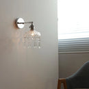 Axyaa Crystal Iron LED Wall Light with Rotate Feature