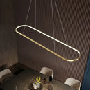 Axyaa LED Ring Pendant Light Modern Nordic Lamp Chandelier