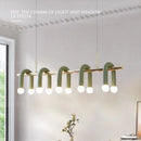 Axyaa Modern Nordic Cream Chandelier Pendant Light for Home Decor