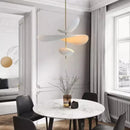 Axyaa Petal Chandelier: Modern Luxury Pendant Light for Restaurant and Bedroom
