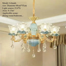 Luxurious French Countryside Ceramic Chandelier by Axyaa