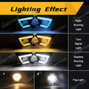 Axyaa LED Daytime Running Light Turn Signal Fog Lamp for Mazda CX5 CX-5 2015 2016
