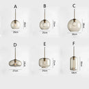 Axya Glass Chandelier: Nordic Minimalist Pendant Light for Restaurant, Bar, and Cafe