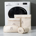 Axyaa Laundry Bag for Dirty Clothes: Thick and Durable Clothes Organizer for Washing Machine and Bathroom